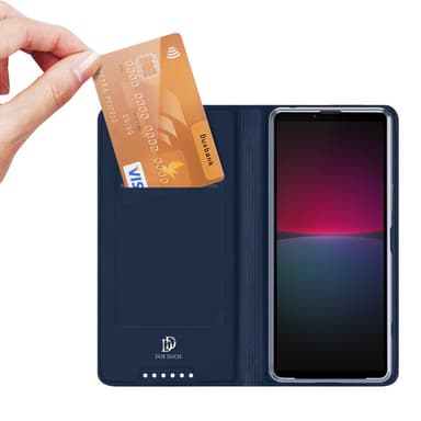 DUX DUCIS Sony Xperia 10 V Skin Pro Series Flip Cover - Blå
