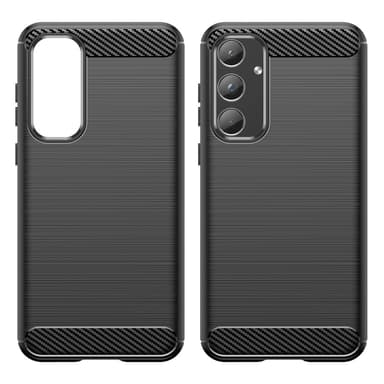 SKALO Samsung A55 5G Armor Carbon Stødsikker TPU-cover - Sort