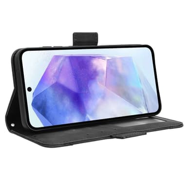 SKALO Samsung A35 5G 6-RUM Pungetaske - Sort