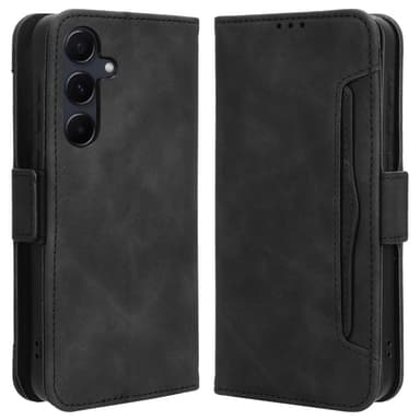 SKALO Samsung A35 5G 6-RUM Pungetaske - Sort