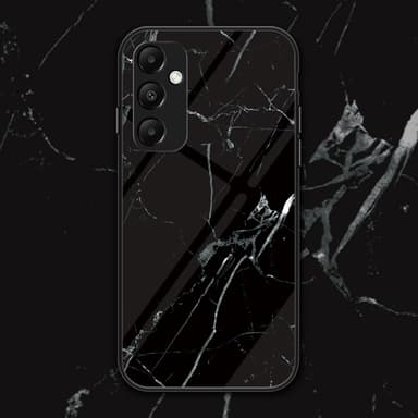 SKALO Samsung A35 5G Marmor hærdet glas TPU Cover - #2