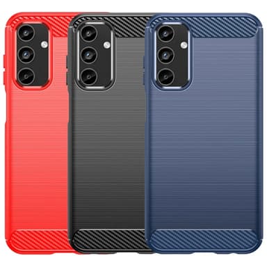 SKALO Samsung A55 5G Armor Carbon Stødsikker TPU-cover - Sort