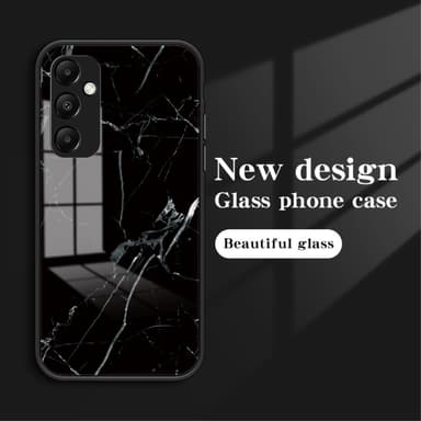 SKALO Samsung A35 5G Marmor hærdet glas TPU Cover - #2