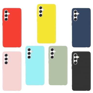 SKALO Samsung A55 5G Ultratynd TPU-skal - Gul