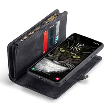 CaseMe Samsung A35 5G CaseMe Big Wallet 2in1 Magnet Pungetui - Sort