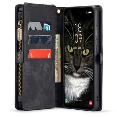 CaseMe Samsung A35 5G CaseMe Big Wallet 2in1 Magnet Pungetui - Sort