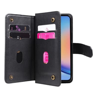 SKALO Samsung A35 5G 10-RUM Flip Cover - Sort
