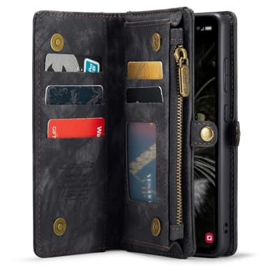 CaseMe Samsung A35 5G CaseMe Big Wallet 2in1 Magnet Pungetui - Sort