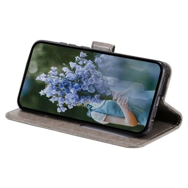 SKALO Samsung A55 5G Mandala Flip Cover - Grå