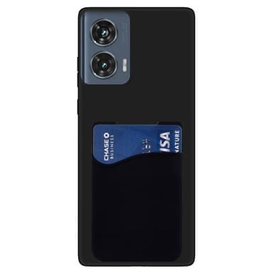 Silikone cover med kortholder Motorola Edge 50 Fusion - Sort