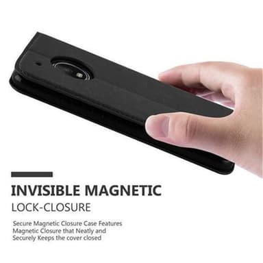 Motorola MOTO G5 PLUS Pungetui Cover Case (Sort)