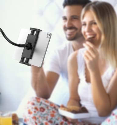 Fleksibel svanehals tabletholder mobiltelefonholder
