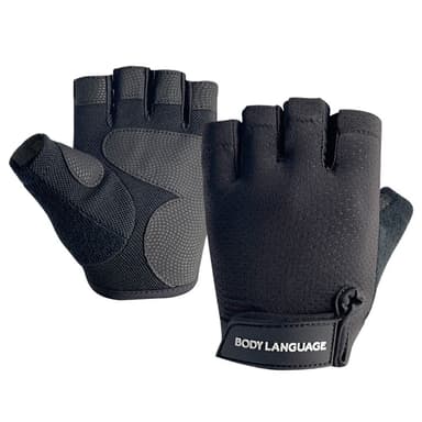 Unisex Pull-ups Fitness Sportshandsker Anti-skrid Halvfingerhandsker