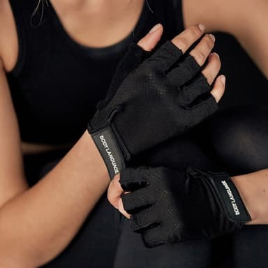Unisex Pull-ups Fitness Sportshandsker Anti-skrid Halvfingerhandsker
