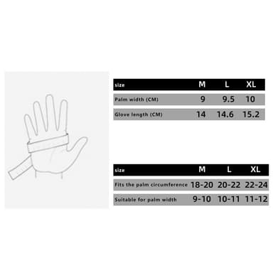 Unisex Pull-ups Fitness Sportshandsker Anti-skrid Halvfingerhandsker