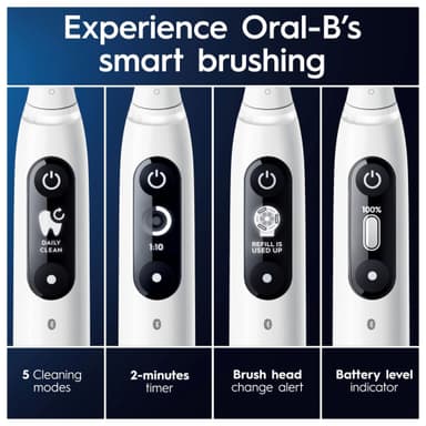 Oral-B iO 7s eltandbørste 387033 (hvid)