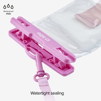 SBS 6,8" universalt vandtæt etui (pink)