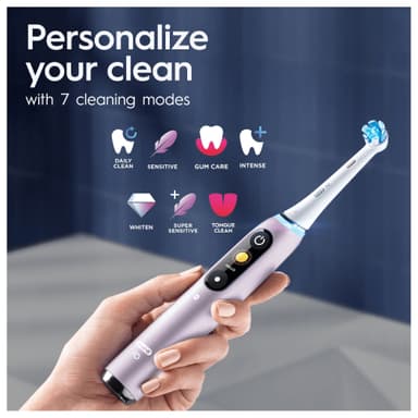 Oral-B iO 9s elektrisk tandbørste 387194 (rose quartz)