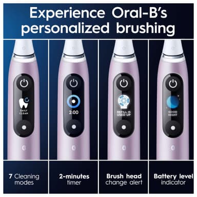 Oral-B iO 9s elektrisk tandbørste 387194 (rose quartz)