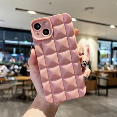 Puffy telefon cover til iPhone 12 Pro - Pink