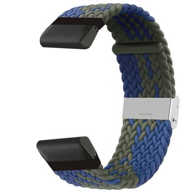 Flettet Urrem Garmin Instinct 3 (50mm) - Bluegreen