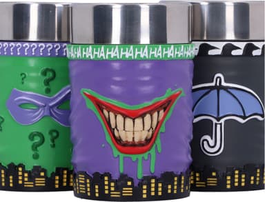 Nemesis Now Batman shotglas (3-pakke, Villains)