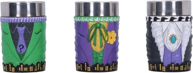 Nemesis Now Batman shotglas (3-pakke, Villains)