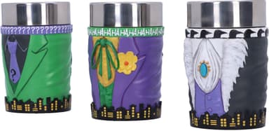 Nemesis Now Batman shotglas (3-pakke, Villains)