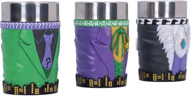 Nemesis Now Batman shotglas (3-pakke, Villains)