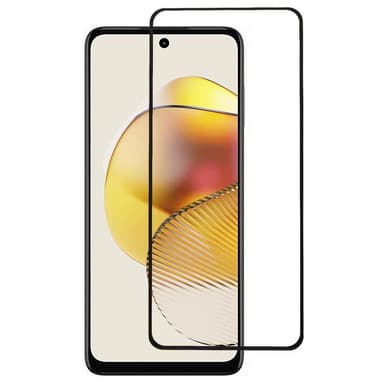 2-PAK SKALO Motorola Moto G73 5G FULL-FIT Hærdet Glas Skærmbeskyttelse