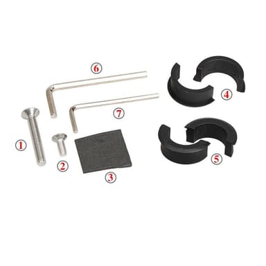 Mobiltelefonholder metal G-85 Xiaomi Scooter - Sort
