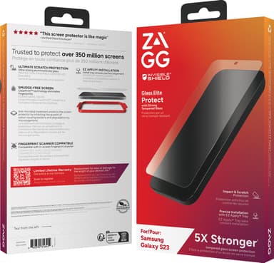 Zagg Glass Elite Samsung Galaxy S23 skærmbeskytter