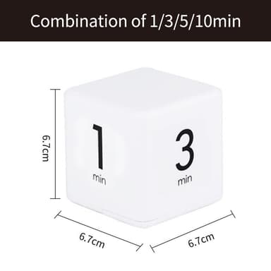 Timer Digital display Timer Nedtællingsalarm 1-3-5-10 minutter