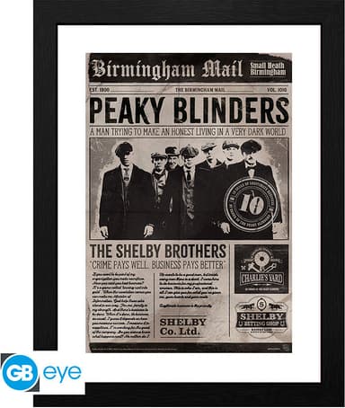 GB Eye Peaky Blinders plakat (10th Anniversary Newspaper)