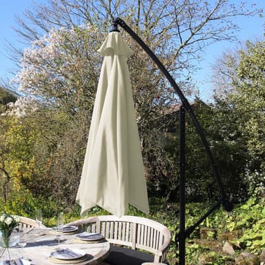 Cremefarvet Kileparasol