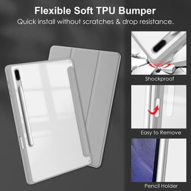 Foldbart etui til Samsung Galaxy Tab Sort model 1