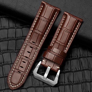 Udskiftningsurrem til Panerai Luminor Brun 26 mm