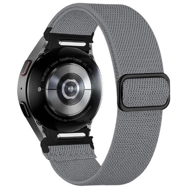 Samsung Galaxy Watch 6 armbånd med justerbart spænde Mørkegrå