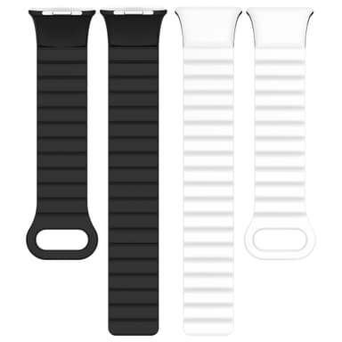 Magnetisk rem til Xiaomi Mi Band 8 Pro Sort + Hvid