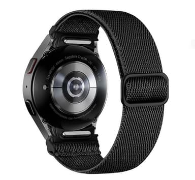 Samsung Galaxy Watch 6 armbånd med justerbart spænde Sort
