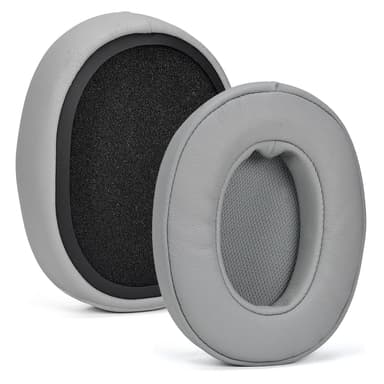 2-pak erstatningsørepuder til Skullcandy Crusher Wireless/Crusher ANC/Hesh3 Lysegrå
