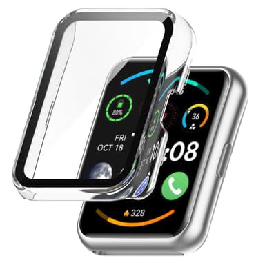 Beskyttende etui til Huawei Watch Fit New/OPPO Watch Gennemsigtig