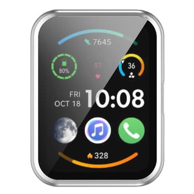 Beskyttende etui til Huawei Watch Fit New/OPPO Watch Gennemsigtig