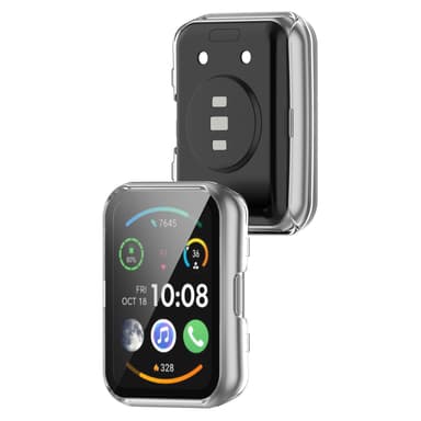 Beskyttende etui til Huawei Watch Fit New/OPPO Watch Gennemsigtig