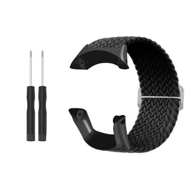 Urrem af nylon til udskiftning til Suunto Ambit 3 Sort