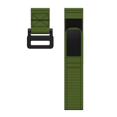Urrem 22 mm til Garmin Fenix 5/6/7 Forerunner Approach Nylon Grøn