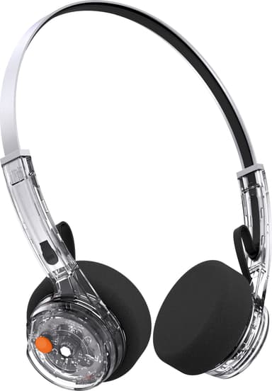 Defund Mondo freestyle trådløse on-ear høretelefoner (gennemsigtig)
