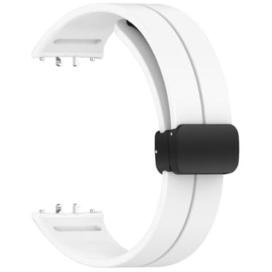 Silikone urrem med magnetisk lukning til Samsung Galaxy Fit 3 (SM-R390) Hvid