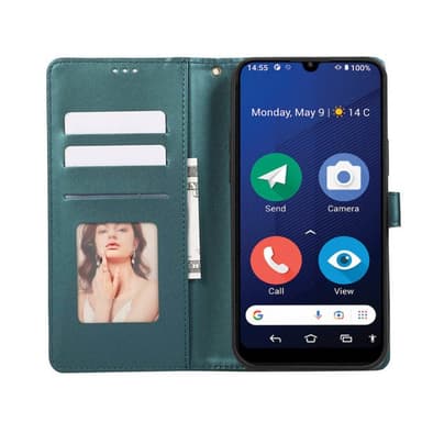 Blush mobilcover 3-kort Doro 8210 - Forest Green
