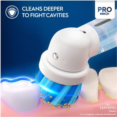 Oral-B Vitality Pro Kids Lion King elektrisk tandbørste 297257 (rød)
